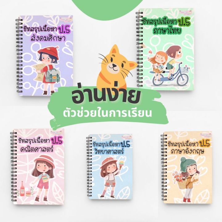 ชีทสรุปเนื้อหาเรียน-ป-5-ครบทั้ง5วิชา