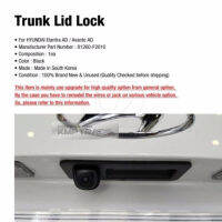 Rear trunk rear box switch button luggage lock-in handle touch switch For Hyundai Elantra AD 2017-2018