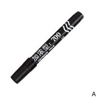 【❉HOT SALE❉】 zangduan414043703 คลาสสิกสีดำแดงน้ำเงินปากกาเคมี Indelible ปากกากันน้ำเดี่ยวหัว Smooth Writing Logistics ปากกาสำนักงาน