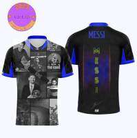 T-shirt [xzx180305 design] MESSI V-neck 58 High quality quick drying and gender free new definition style