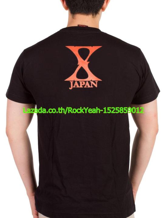 เสื้อวง-x-japan-เสื้อใส่สบาย-rock-เอกซ์เจแปน-ไซส์ยุโรป-rcm1524