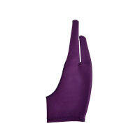 Ruyie 1PC Two Finger Anti-fouling glove for ศิลปินวาดภาพและปากกากราฟิกแท็บเล็ต Pad