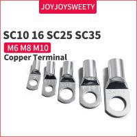 Tin Plated Copper Terminal SC10 SC16 SC25 SC35 Suitable M6 M8 M10 Screw Connector For 6AWG 8AWG Silicone Cables Thick Material