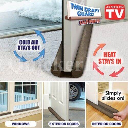 Twin DRAFT GUARD นวัตกรรมที่กั้นชายประตูหน้าต่าง ปิดร่องประตูขอบชาย