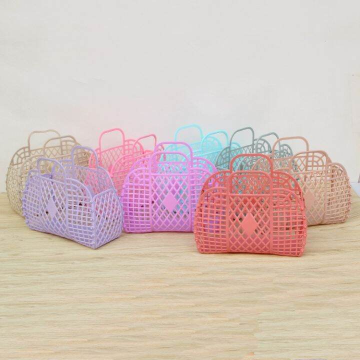 yf-1pcs-the-wash-storage-basket-bathroom-laundry-foldable-mesh-portable-plastic-sundries-assemble