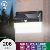 ILT 206LED ไฟโซล่าเซล ไฟโซล่า ไฟสปอตไลท์ กันน้ำ ไฟ Solar Cell ใช้พลังงานแสงอาทิตย์ ไฟโซล่าเซลล์ ไฟถนนเซล ไฟกันน้ำกลางแจ้ง กันน้ำ IP67 solar wall light แสงสีขาว