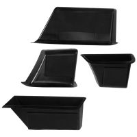 4Pcs Car Front Rear Door Armrest Storage Box for C Class W204 2008-2014 Interior Modification Decorative Accessories