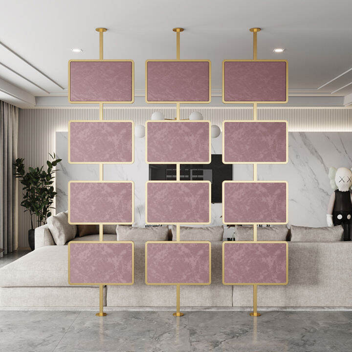 Luxury stainless steel screen living room restaurant Hotel wrought iron