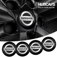 NEW 4pcs Car Wheel stickers Rim Center Decorations Badge Sticker Car Goods For Nissan Nismo X-trail Almera Qashqai Tiida Patrol Y62 Teana J32 Skyline V36 99 ting