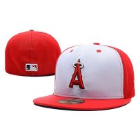 Hot Los Angeles Angels of Anaheim MLB Team Summer Full Sealing Men Women Cotton Embroidery Casual Hat 2