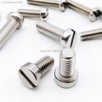 ☃◆ 10/50pcs High Quality M1.6 M2 M2.5 M3 M4 M5 M6 304 stainless steel GB65 Slotted Cap Head Column Round Cheese Head Screw Bolt