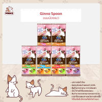 Ginno Spoon กินโนะ แคท ทรีท สปูน ขนมแมวเลีย 2 รสชาติ 10กรัม 4 สปูน (MNIKS)