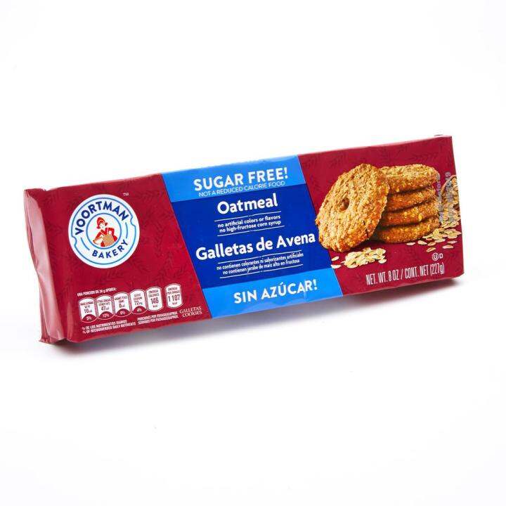 Voortman Sugar Free Oatmeal Cookies 227g Lazada PH