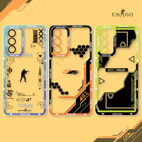 Q เกม CSGO Soft Case สำหรับ Samsung Galaxy A73 A13 A51 A71 A04 A13 A14 A34 A54 A04E A53 A12 A22 5G เคาน์เตอร์ Strike Cover