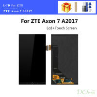 ZTE Axon 7 A2017 A2017U A2017G จอแสดงผล LCD Sensor Touch Digitizer กรอบหน้าจอสำหรับจอแสดงผล LCD ZTE Axon 7 Mini B2017 B2017G