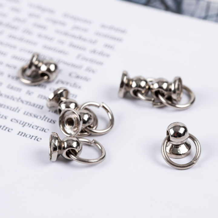 ache-10pcs-8mm-metal-button-o-ring-stud-screwback-craft-กระเป๋าโทรศัพท์สกรูเล็บ-rivet