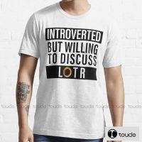 New Introverted But Willing To Discuss Lotr String MenS Fashion Breaking Bad T Shirt Tshirt Short Sleeve Tee Hipster Tops XS-4XL-5XL-6XL