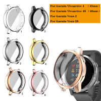 เคส TPU เคลือบโลหะด้วยไฟฟ้าสำหรับ Garmin Vivoactive 4 4S Venu 2 2S อุปกรณ์เสริมสำหรับนาฬิกาอัจฉริยะ