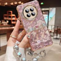 โบว์ผูกเหมาะสำหรับ Huawei Mate50เคสโทรศัพท์40pro P60กันตกที่เรียบง่าย Nova ข้อมือ10 MarshMageegDyMvP