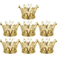 HAOYUNLA 8pcs Crown Crown Dome Candy Boxes ปาร์ตี้โปรดปรานกล่องเก็บลูกอมตกแต่ง