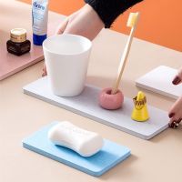 【DT】hot！ Absorbent Diatomite Coaster Shelf Quick-dry Holder Non-slip Cup MildewProof Table