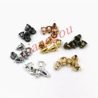 【ps118】5*6mm 200pcs Earring Studs Backs Stopper Scrolls Ear Findings