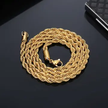 Shop Gold Rope Necklace For Men with great discounts and prices online -  Jan 2024