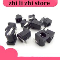 zhilizhi Store 5.5x2.1mm DC-005 DC Female Power Socket Plug Connectors Power Supply Barrel-Type Right Angle PCB Mount Terminal 5521