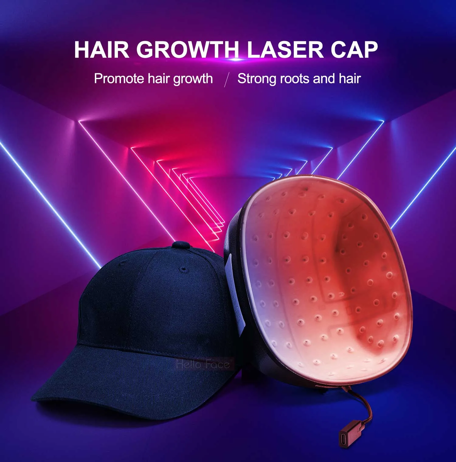 Hair Growth Cap Anti Hair Loss Hair Growth Laser Helmet Hat Hair Regrowth  Light Therapy Device Hair Growth Treatment Hat Machine | Lazada PH