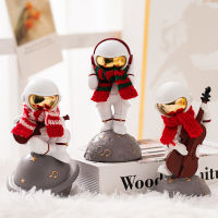 Astronaut Spaceman Creative Statue Car Decor Art Crafts Figurine Abstract Sculpture Home Office Desktop Decoration Ornament Gift