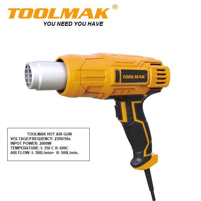 TOOLMAK HEAVY DUTY HOT AIR GUN | Lazada PH