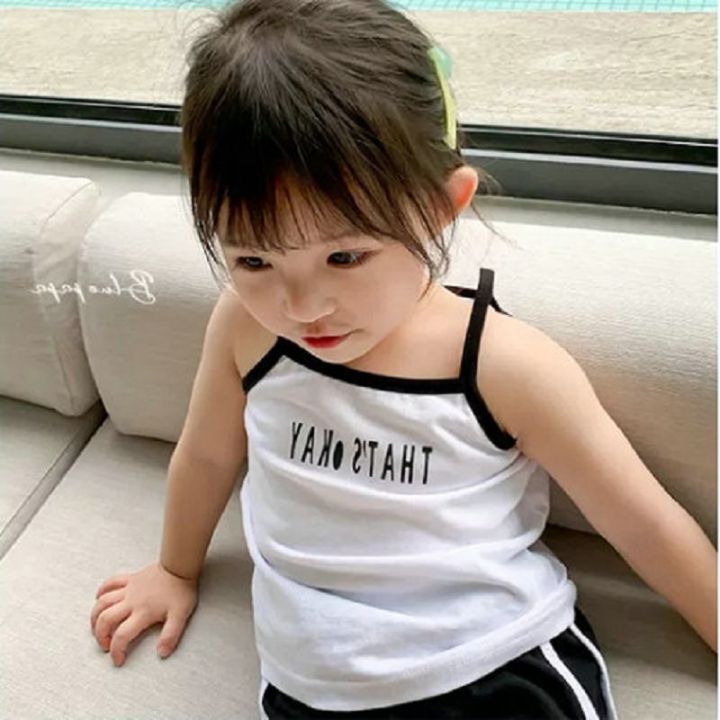 cod-girls-suit-letter-suspender-top-and-23-summer-new-foreign-trade-childrens-on-behalf-of-3-8-years-old