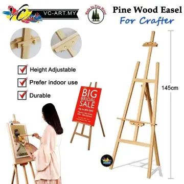 145cm Studio Art Easel Wooden Display Wood Painting, Canvas Height