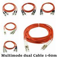 Multimode Dual LC TO SC TO FC TO Double ST Carrier Grade Gigabit Multimode Dual Core Optical Fiber Jumper Cable Cord 1m-50m 60m