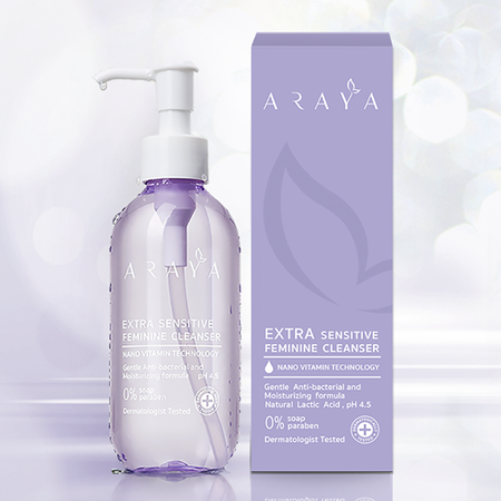 araya-อารยา-ผลิตภัณฑ์ทำความสะอาดจุดซ่อนเร้น-อารยา-มี-2-ขนาดให้เลือก