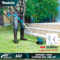 MAKITA DUR193Z เครื่องเล็มหญ้าสายเอ็น 18V เครื่องเปล่า ไม่รวมชุดแบต