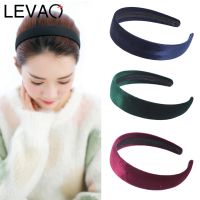 【cw】 Korean Colors Hairbands Gold Bezel Turban Hair Accessories Headbands Hoop Wholesale 1