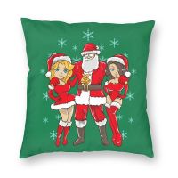 【CW】 Claus Pimp Hos Throw Xmas Sofa Cushion Cover Room Decoration Pillowcase