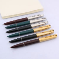 616 329-A Fountain Pen Black Green Stainless Steel Fine Nib 0.38mm Office School Supplies Ink Pens