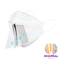 MegaMate หน้ากากอนามัย ทรงเกาหลี กันฝุ่น กันไวรัส ทรงเกาหลี 3D  Protective mask สปอตสินค้า