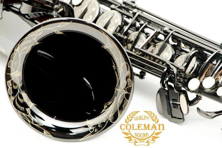 แซกโซโฟน-saxophone-tenor-coleman-clc-551t-black-nickel