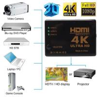 3Way 4K*2K 3D HDMI 3in 1out Switch Spliter TV Switcher Box HD for HDTV PS3 1080P