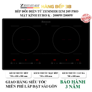 Bếp điện từ đôi Inverter Zemmer IZM-205 PRO - Sản phẩm chính hãng