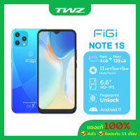 FIGI โทรศัพท์มือถือรุ่น NOTE 1S หน้าจอใหญ่6.6"HD  Ram4/Rom128GB Android 11 แบตอึด4500mAh