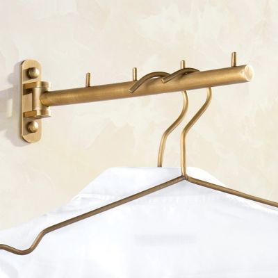 ♦ Luxury Antique Robe Bathroom Coat Rack Brass Clothes Hook Towel Hooks Wall Mounted Cap Hanger Bathroom Accessories Hardware