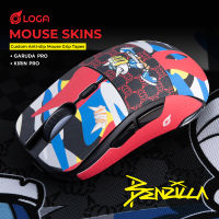 LOGA Premium mouse skins (Grip tapes) : Benzilla edition