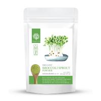 Premium quality?ผงต้นอ่อนบร็อคโคลี่ เข้มข้นกว่าบร็อคโคลี่สด Organic Broccoli Sprout Powder Feaga Life 200 กรัม