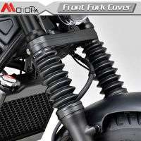 【Cw】Motorcycle Front Fork Cover Gaiters Gators Rubber Long Boots For Honda CMX500 CMX300 Rebel500 300. 2017 2018 2019 2020 2011 ！