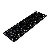 65 68 PCB Plate Fully Programmable Underglow RGB PCB Aluminum Plates For ZJ68 YMD68 Tofu 68 Tofu65 ZJ68 Mechanical Keyboard