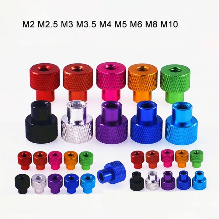 cw-3pcs-m2-m2-5-m3-m3-5-m4-m5-m6-m8-m10-through-hole-hand-tighten-nut-aluminum-knurled-high-step-thumb-for-rc-models-anodized